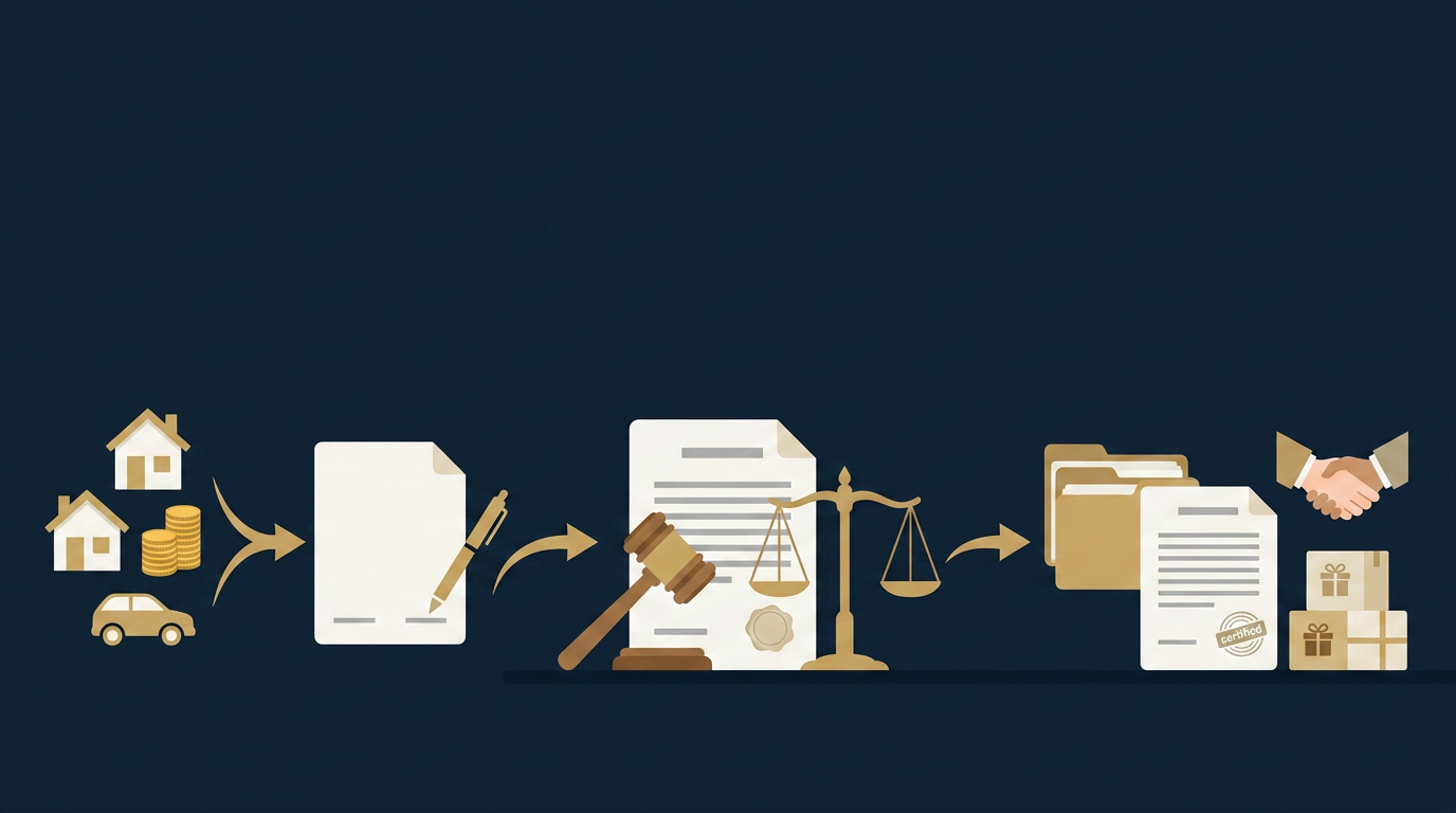 Illustration 3 for "Contesting a Will: Your Key Questions Answered" — contest will challenge estate dispute
